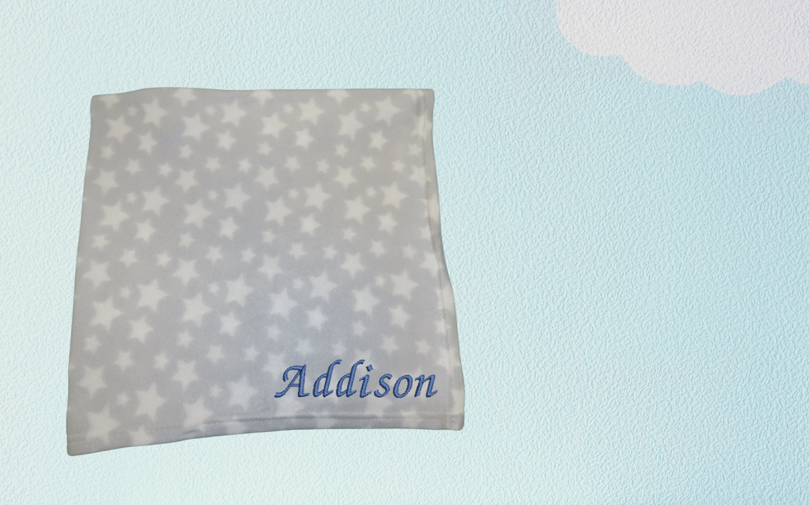 Baby Personalised Fleece Blanket