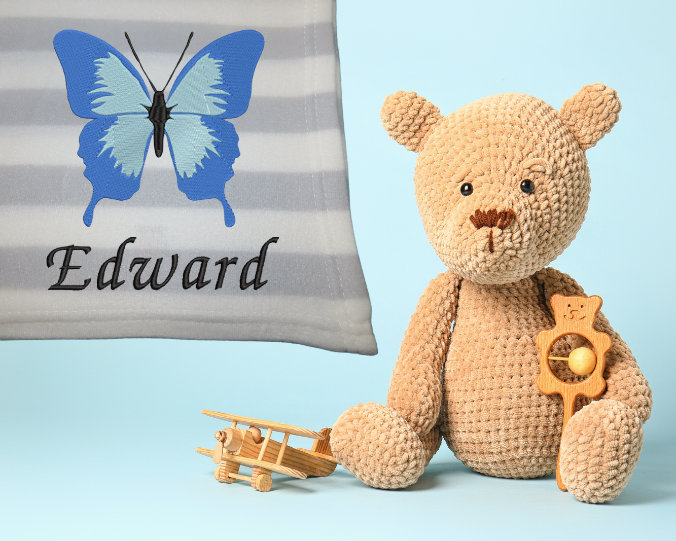 Baby Personalised Fleece Blanket