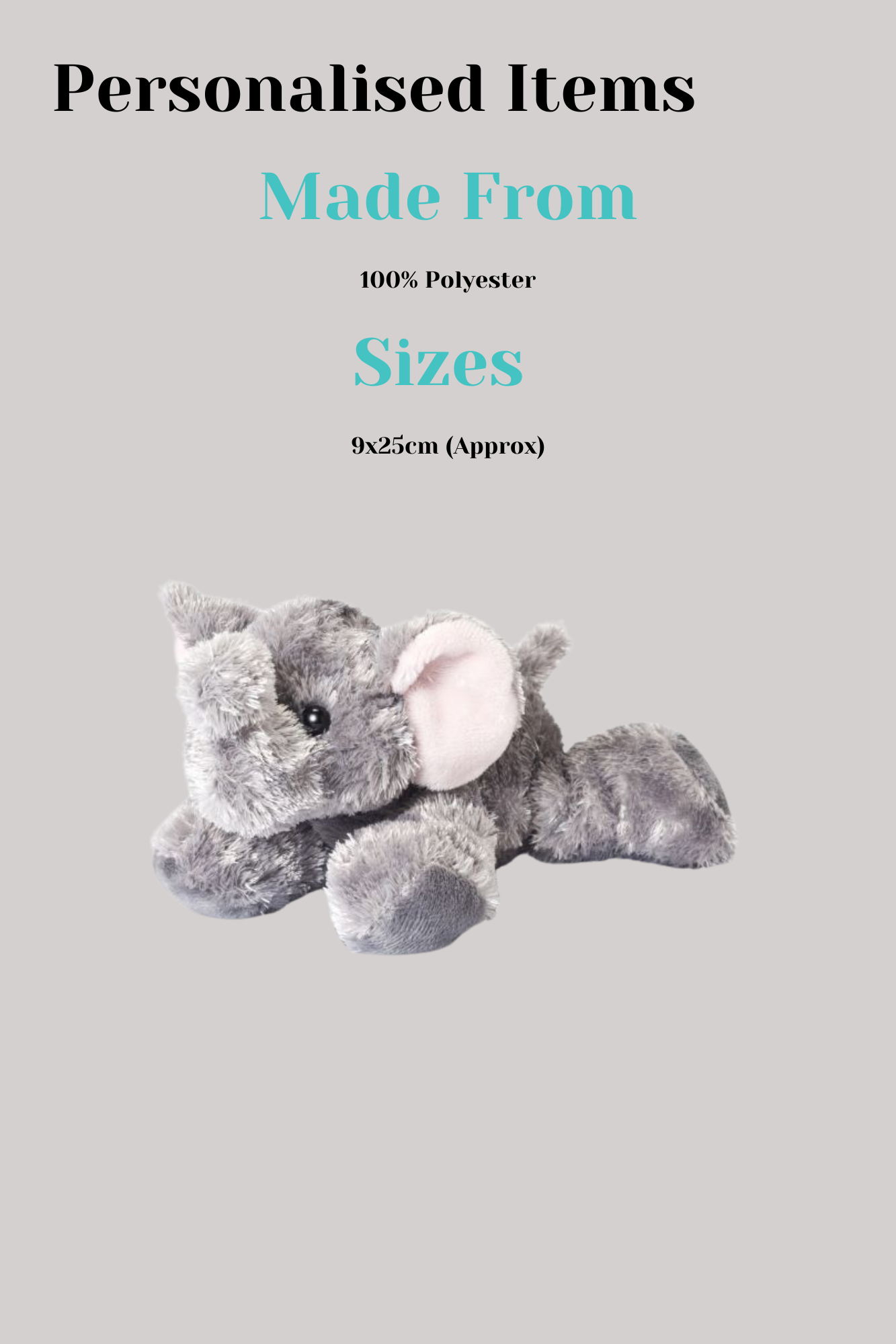 Eugene Elephant Teddy