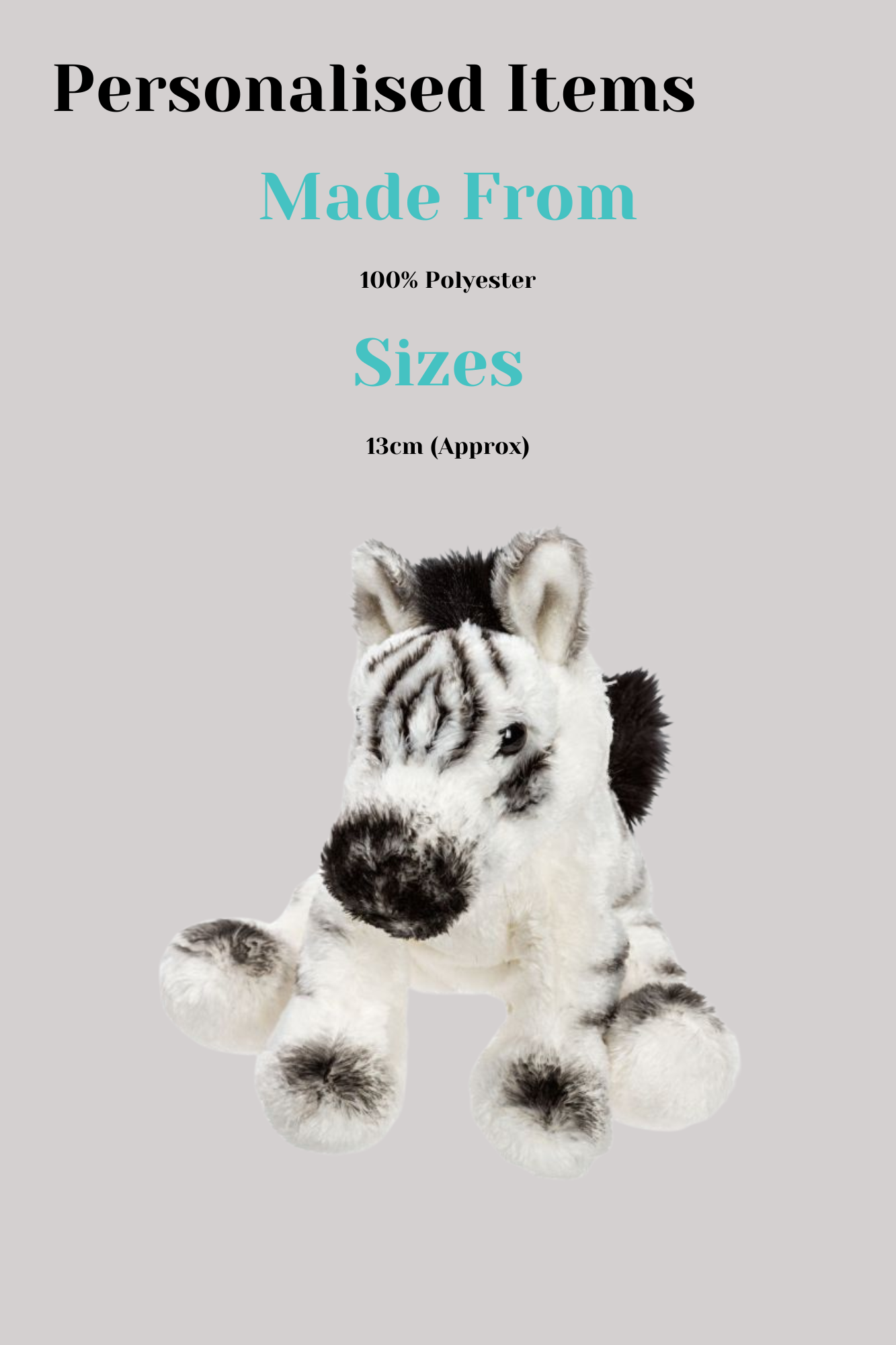 Zendaya Zebra Teddy
