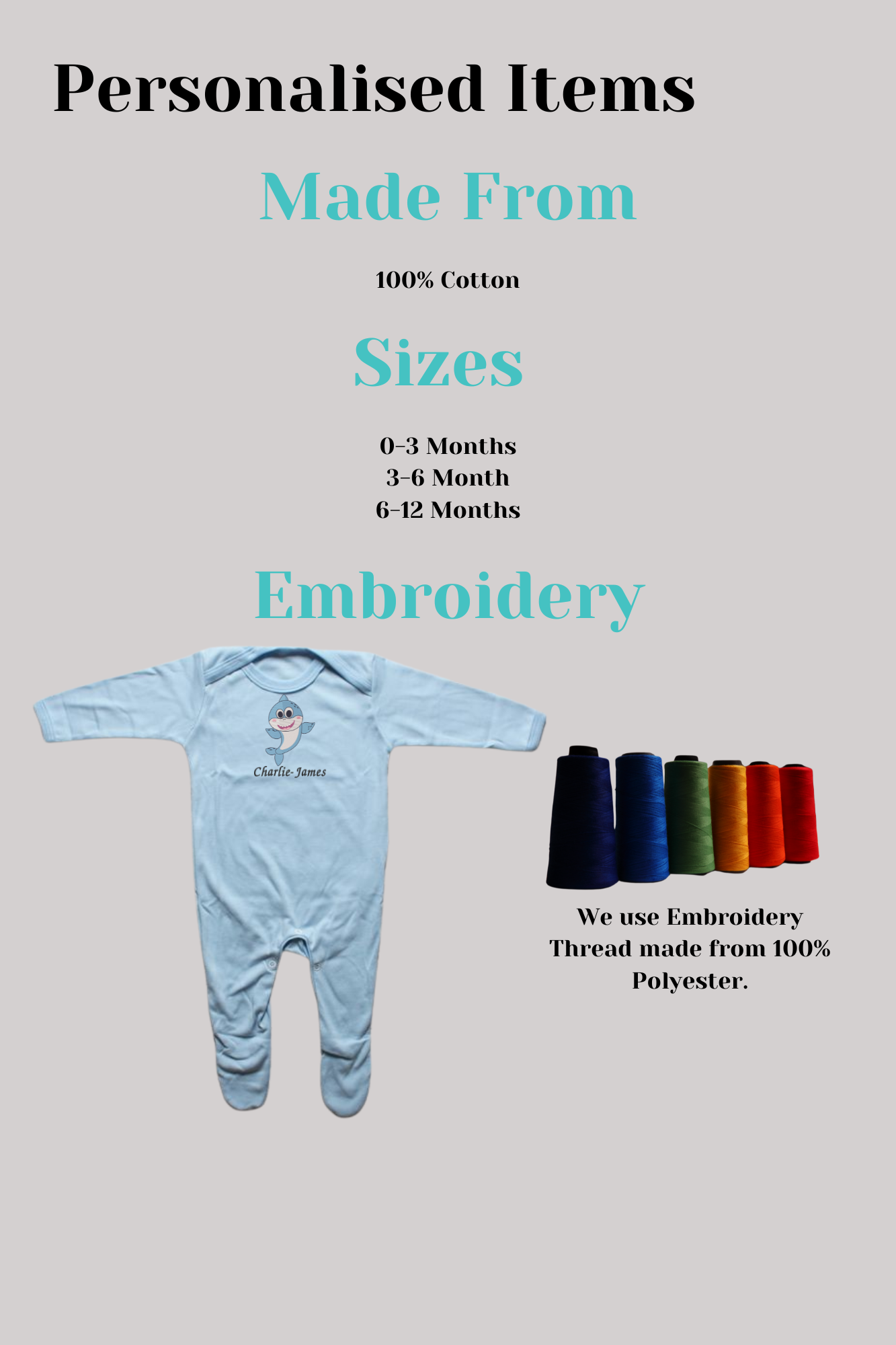 Baby Sleepsuit -Blue