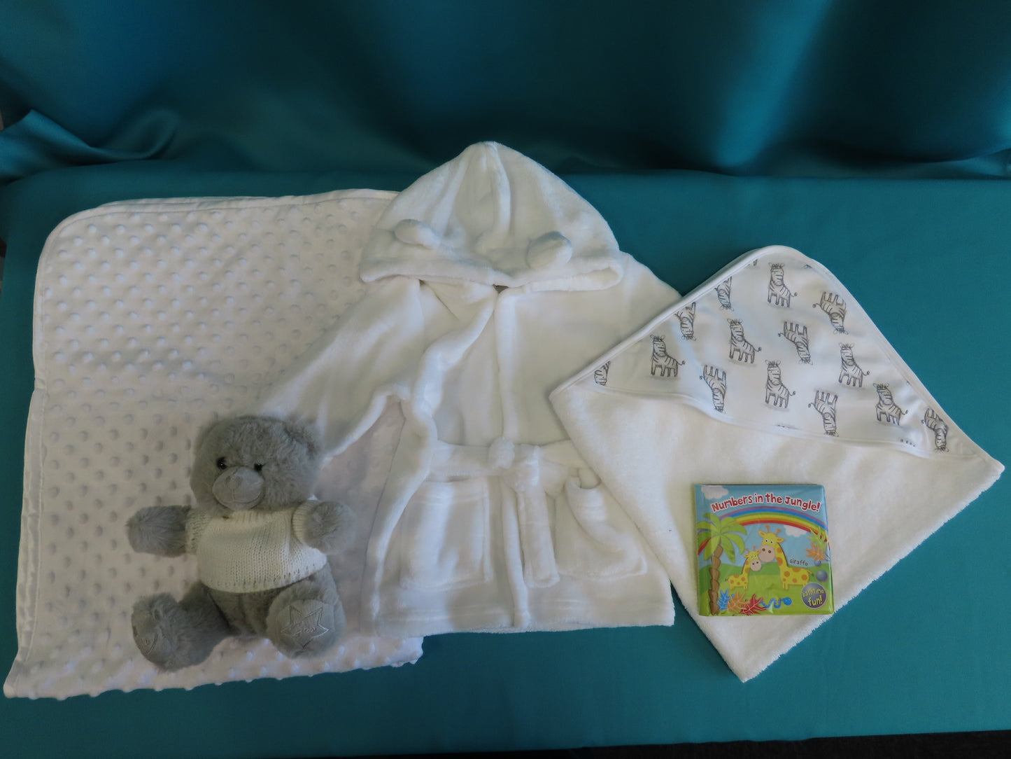Baby Hooded Robe And Bath Book