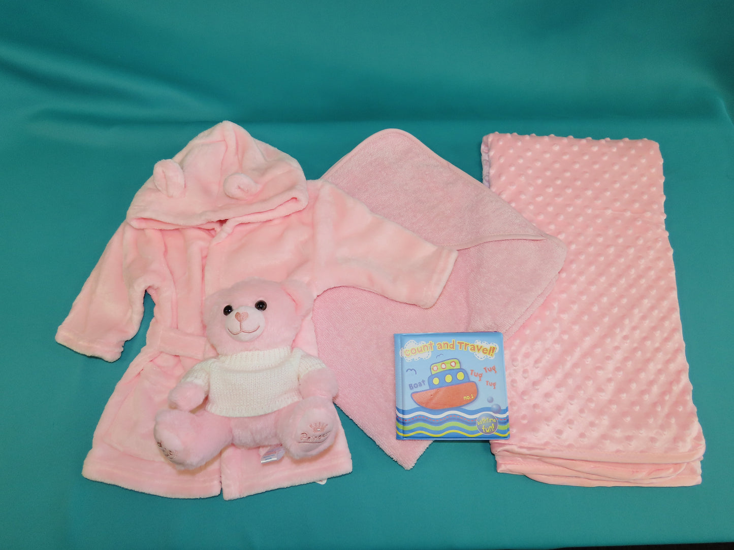 Baby Hooded Robe And Bath Book