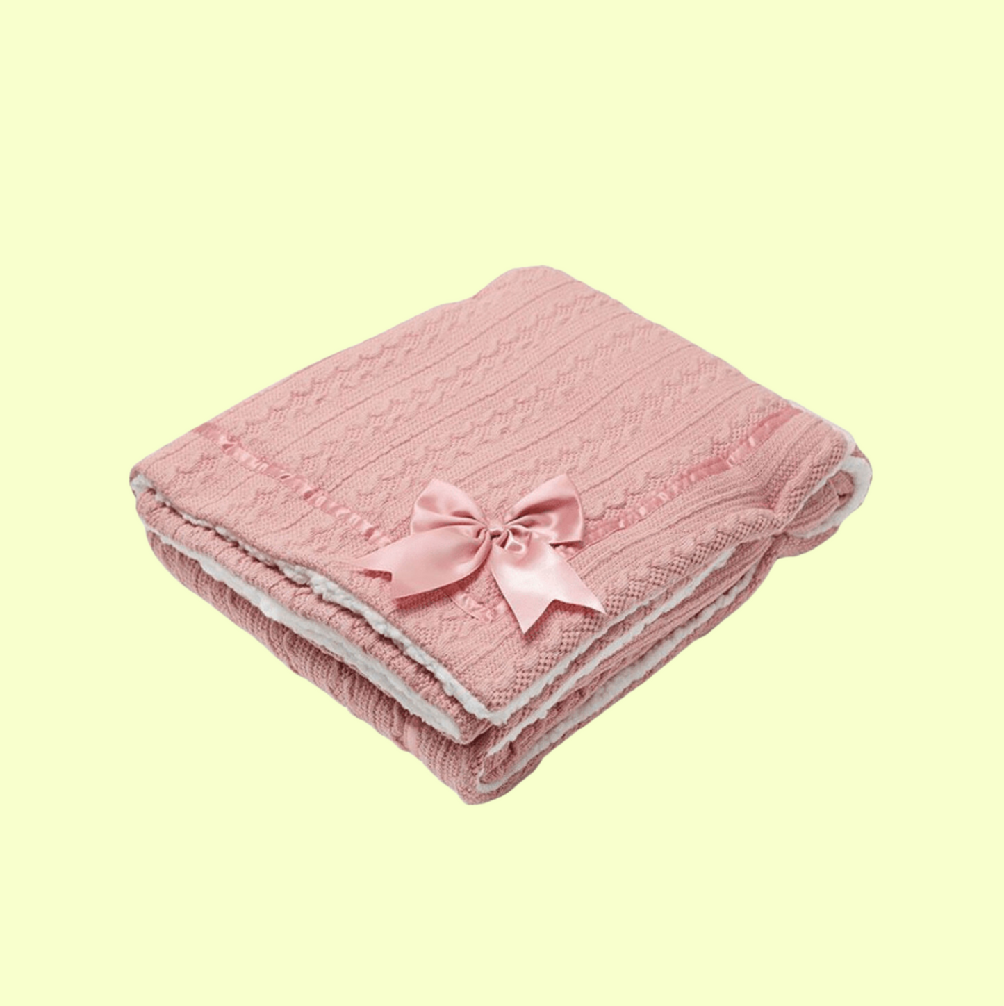 Baby Cable Knit Blanket