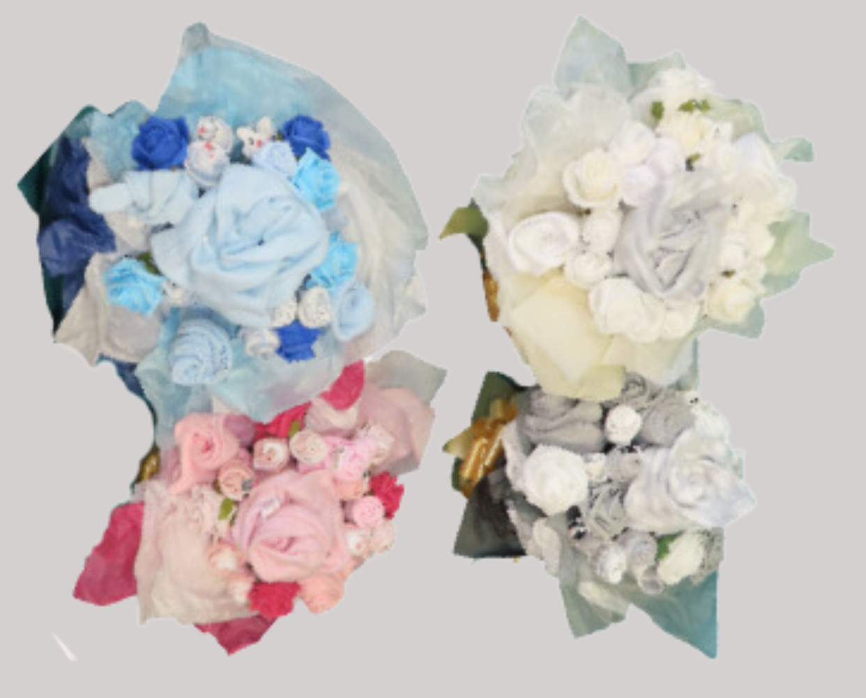The Vincent Baby Bouquet - White