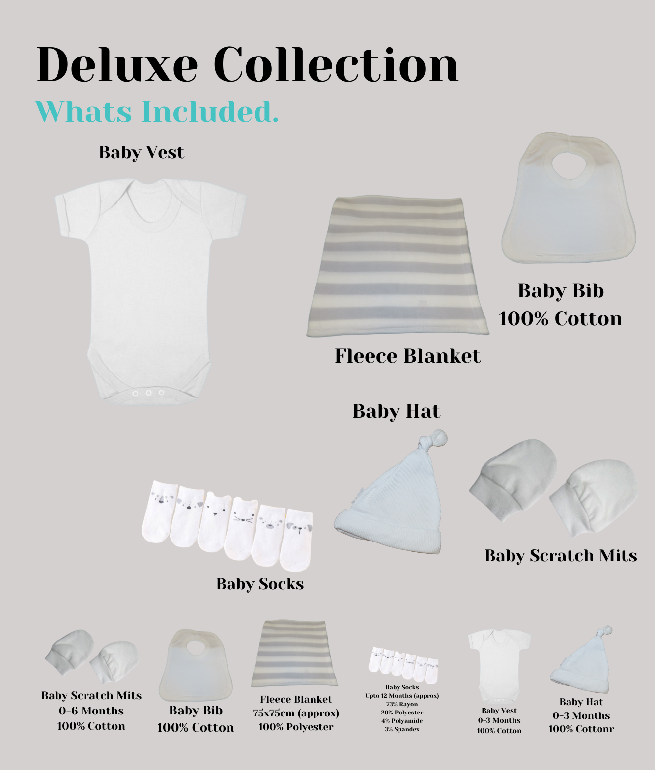 The Vincent Baby Bouquet - White