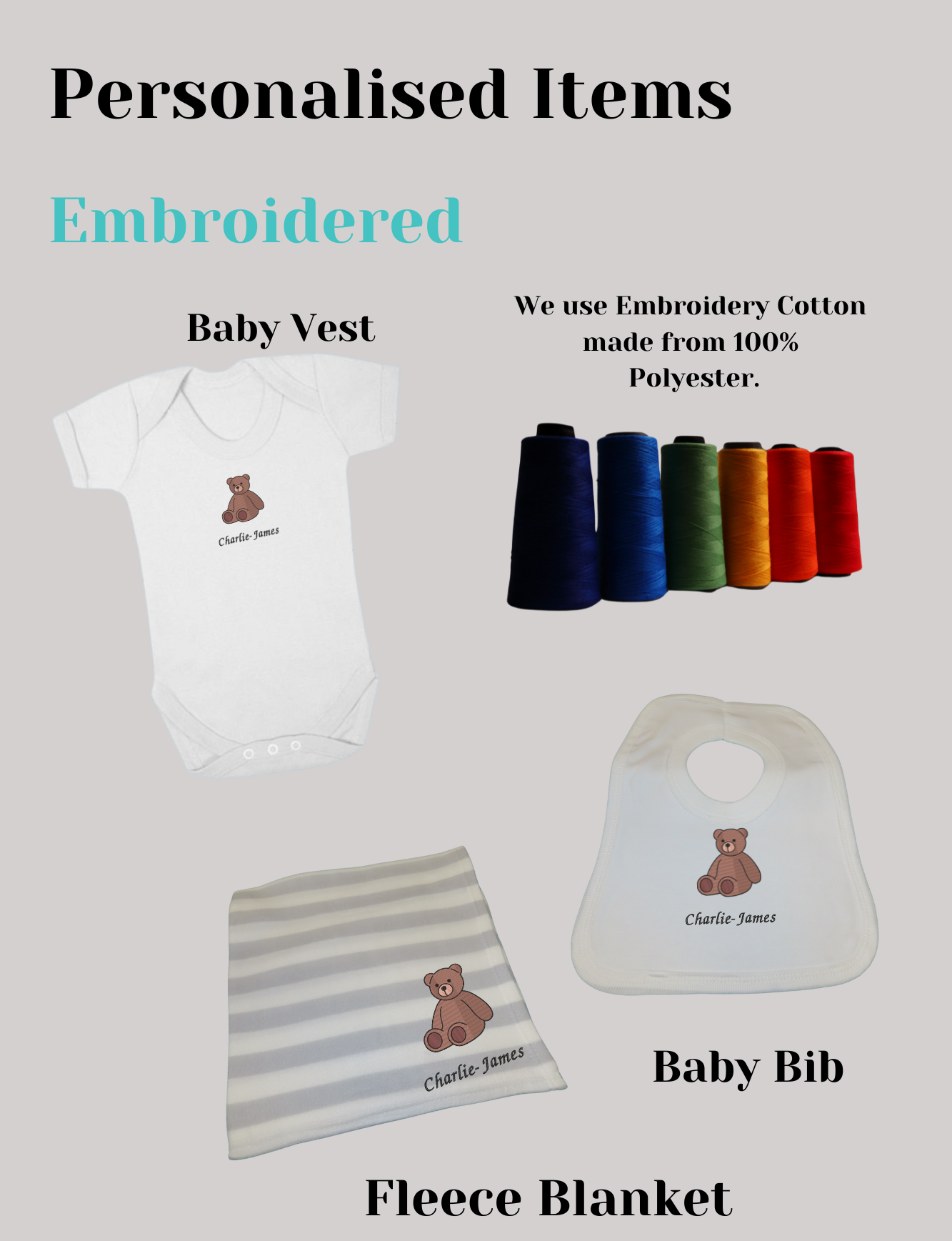 The Vincent Baby Bouquet - White
