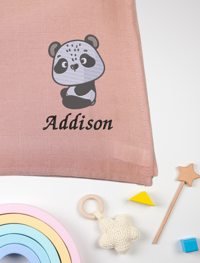Personalised online muslin cloths