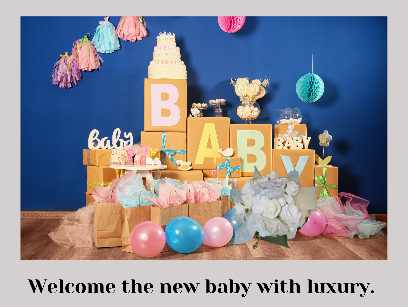 The Vincent Baby Bouquet - White