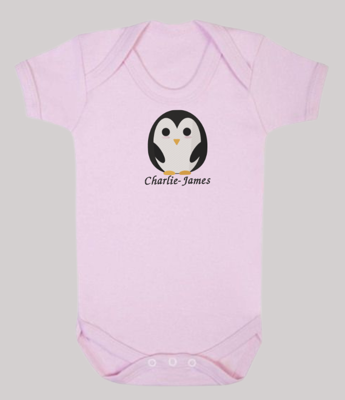 Pink Short Sleeve Baby Vest