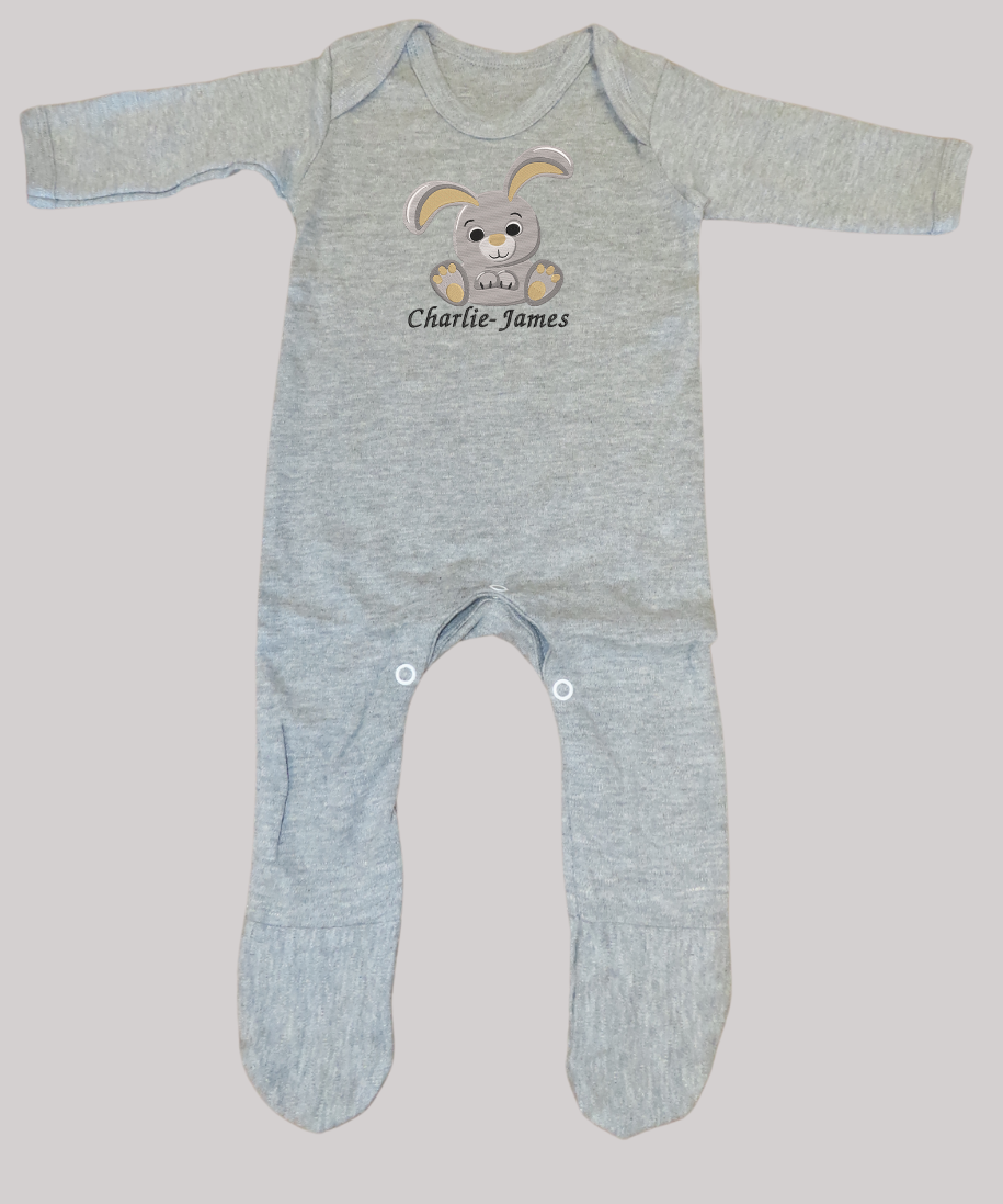 Baby Sleepsuit -Grey