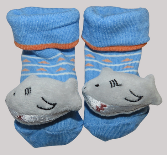 Shark Baby Socks