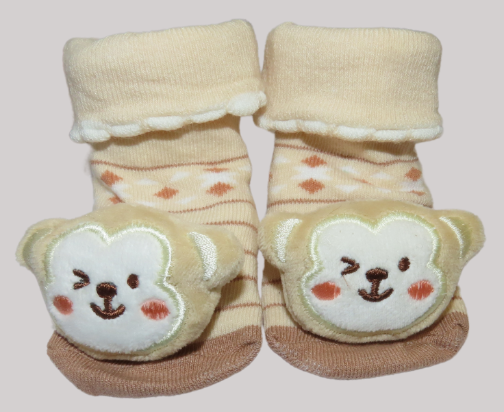 Monkey Baby Socks