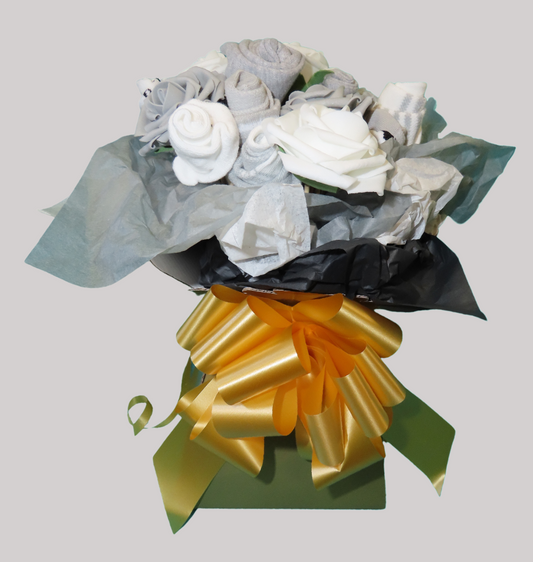 The Wednesday Baby Bouquet - Grey