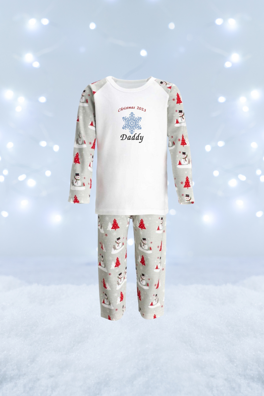 Adults Christmas Pajamas - Snowflake