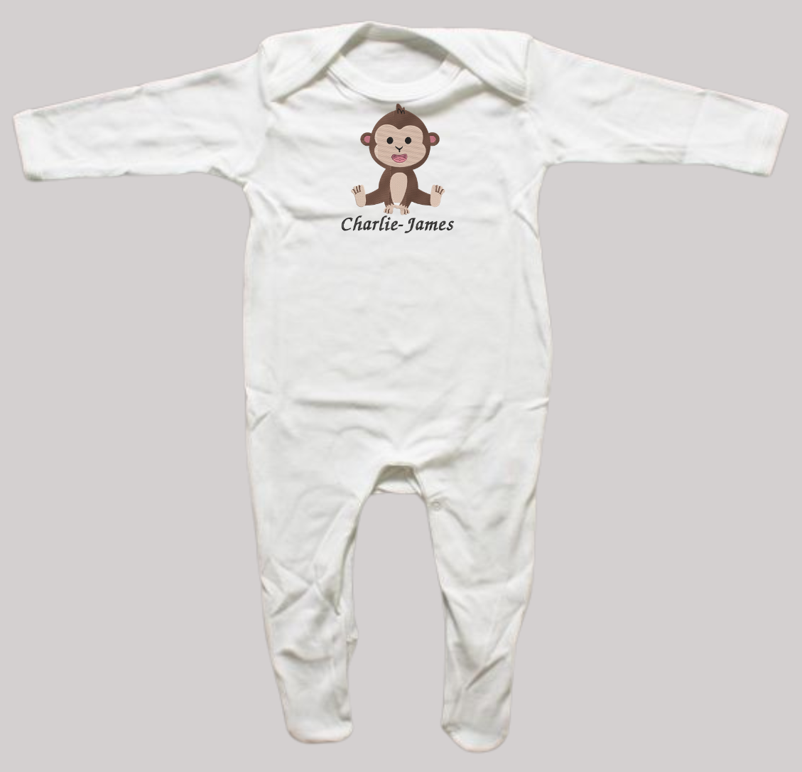 Baby Sleepsuit -White