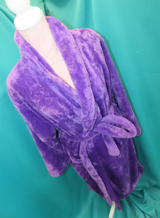 Fluffy Purple Robe