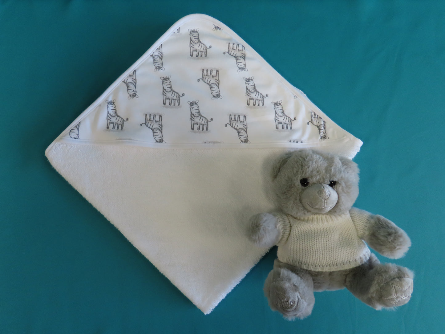 *Baby Hooded Towel and Teddy*
