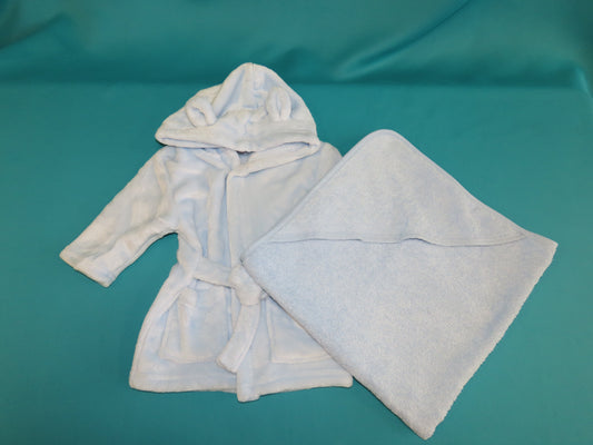 *Baby Hooded Robe And Towel*