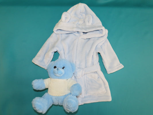 *Baby Hooded Robe and Teddy*