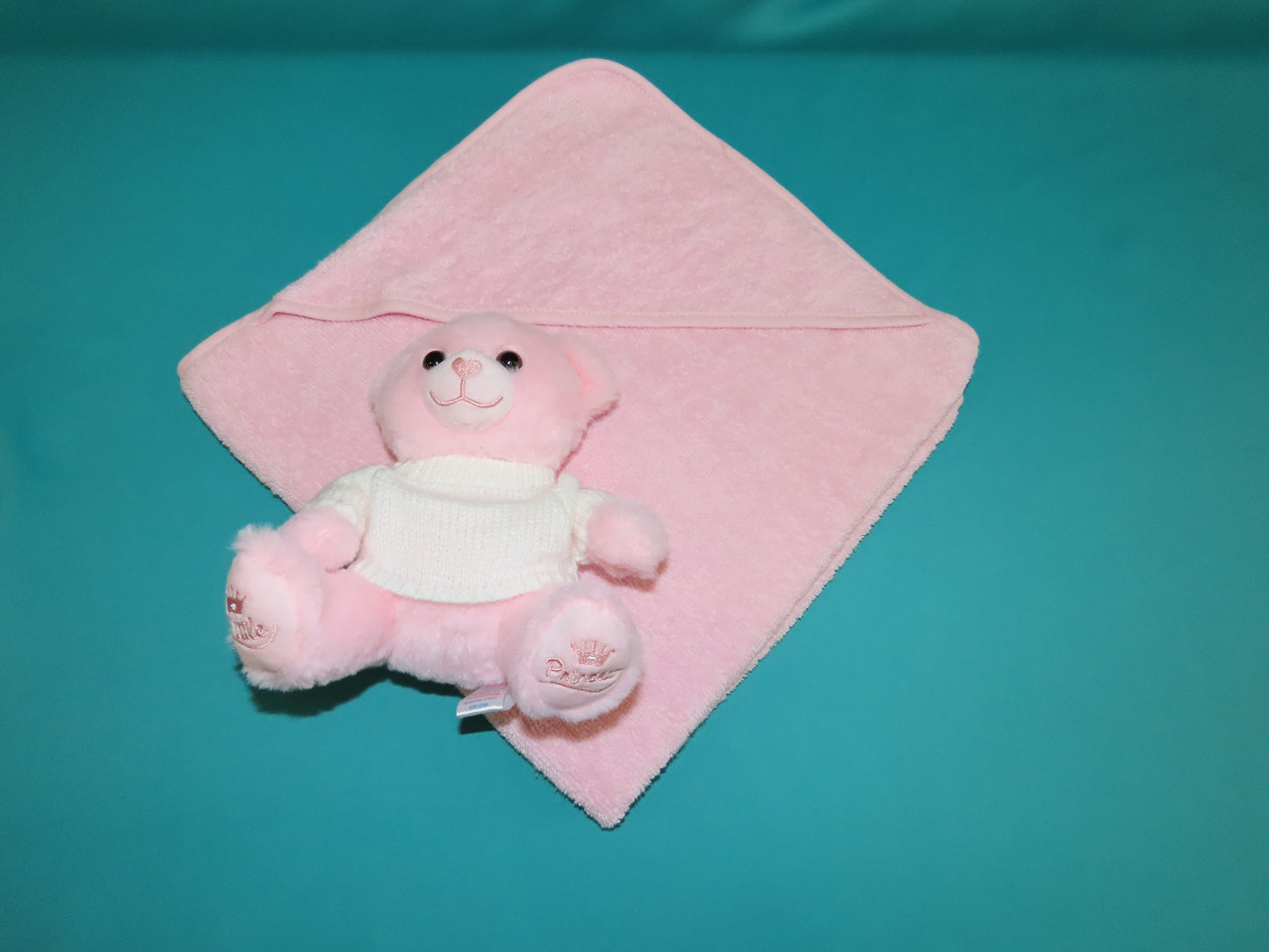 *Baby Hooded Towel and Teddy*