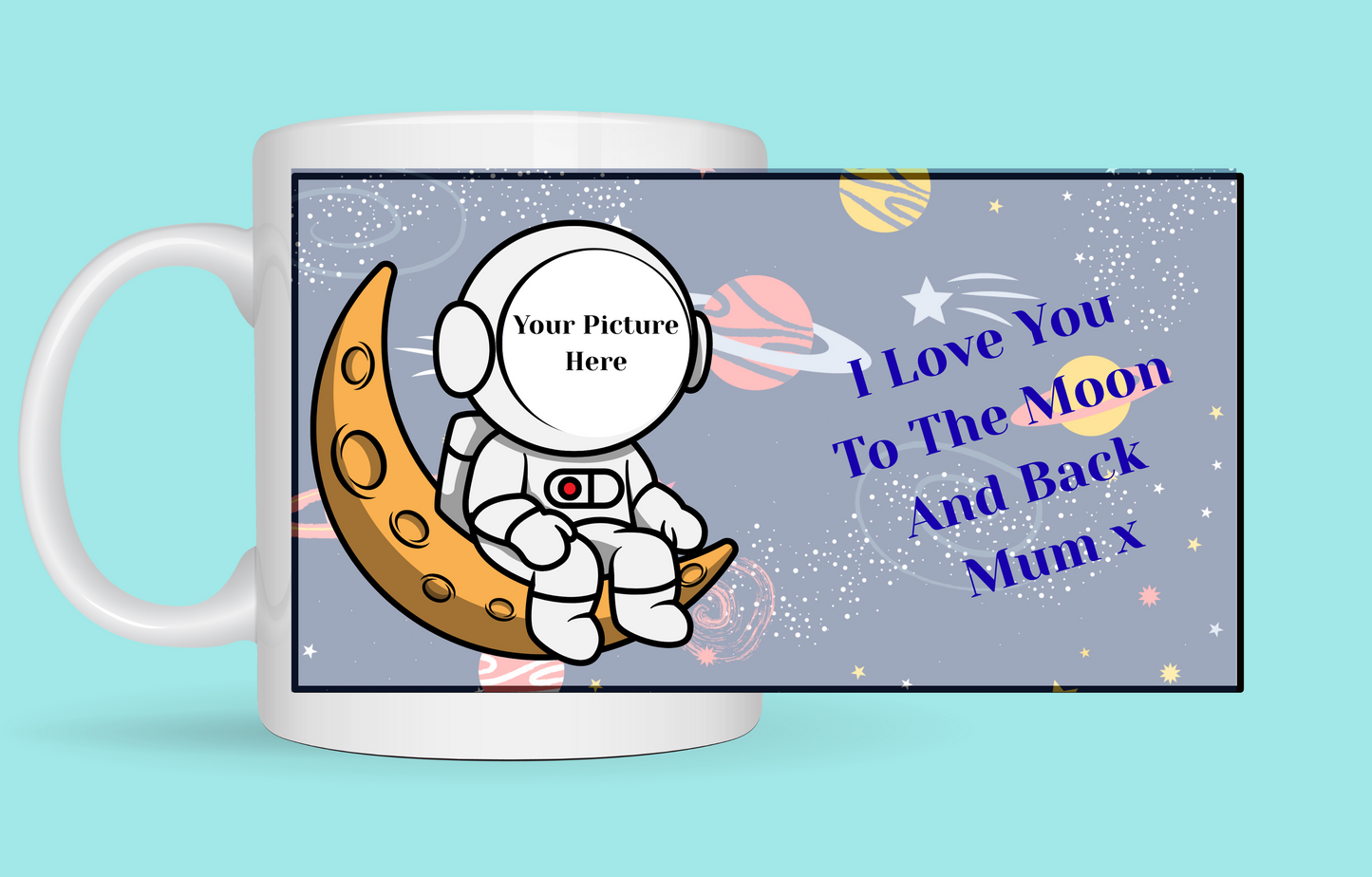 Personalised Mum Moon And Back Cup From Kiki Boutique