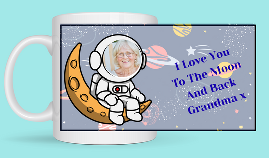 Personalised Grandma Moon And Back Cup From Kiki Boutique