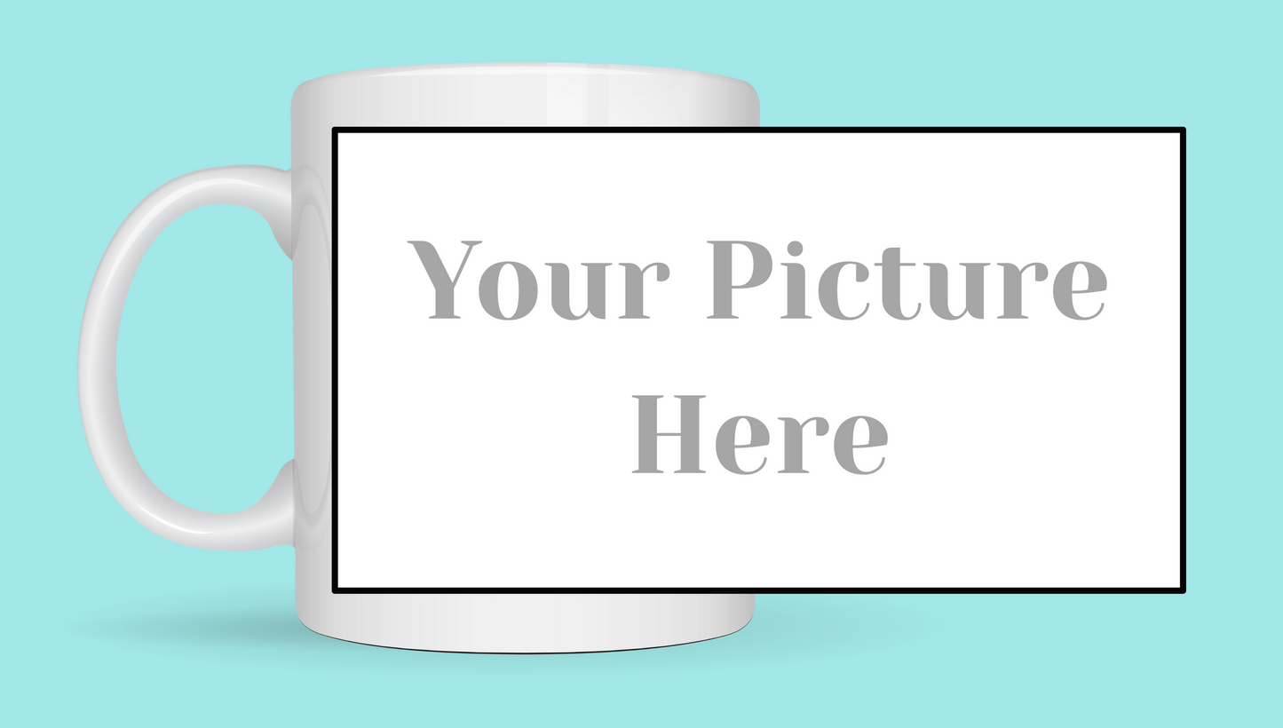 Custom panoramic wrap-around photo cup From Kiki Boutique