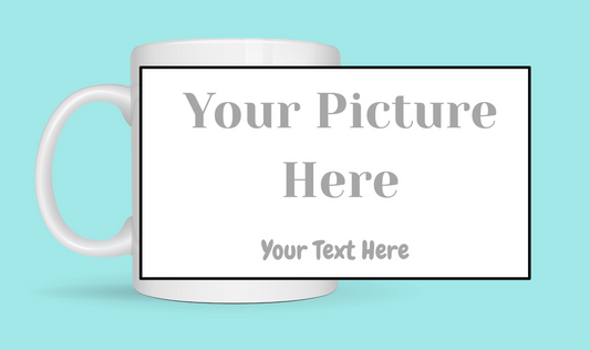 Custom panoramic wrap-around photo cup From Kiki Boutique
