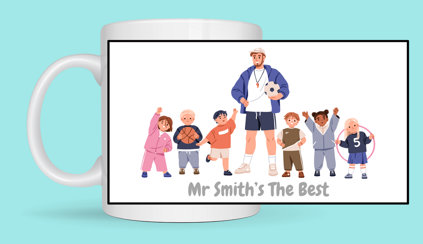 Teacher wrap-around photo cup From Kiki Boutique