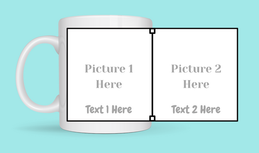 Custom two photo cup From Kiki Boutique