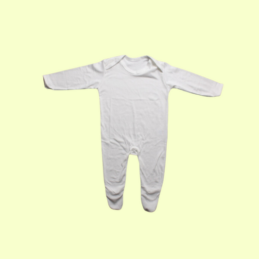 Baby Sleepsuit -White